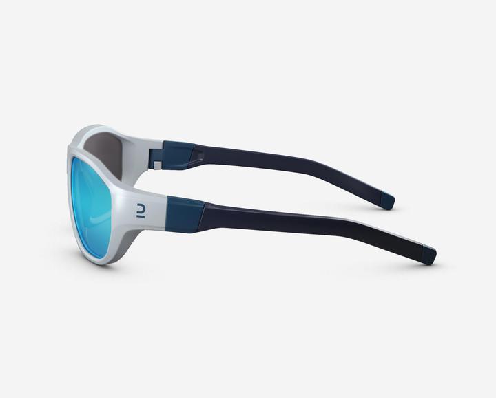 Actual product image Quechua Hiking sunglasses MH T500 children 6-10 years category 4 dark blue/orange