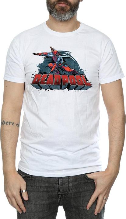 Immagine prodotto Deadpool Sword Logo Maglietta Uomo (XL)