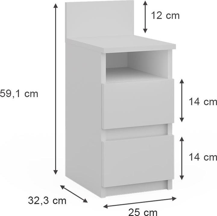 Actual product image Vichy Monty (25 x 32.5 x 59 cm)