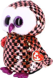 Actual product image Ty Flippables Checks Owl TY36785 (23 cm)