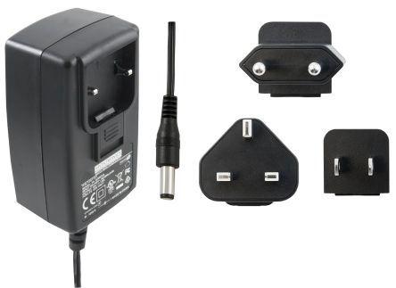 Actual product image Rs Pro Power Adapter Global Plug In 12V 6W