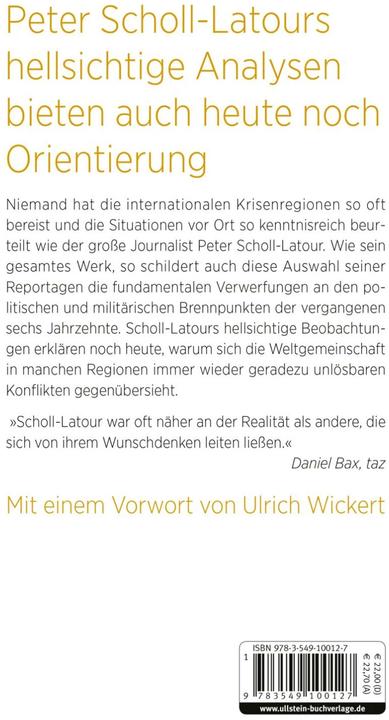 Produktbild Betrachtungen eines Weltreisenden (Deutsch, Peter Scholl-Latour, 2019)