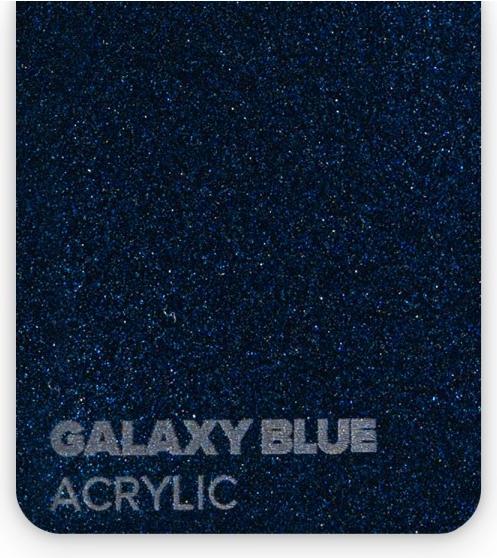 Actual product image flux Acrylic glass panel - Beambox Pro - Galaxy Blue (37.50 cm, 60 cm)