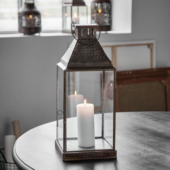 Produktbild House Doctor Windlicht, HDVivi, Antikes Messing-Finish (19 x 19 x 46 cm)