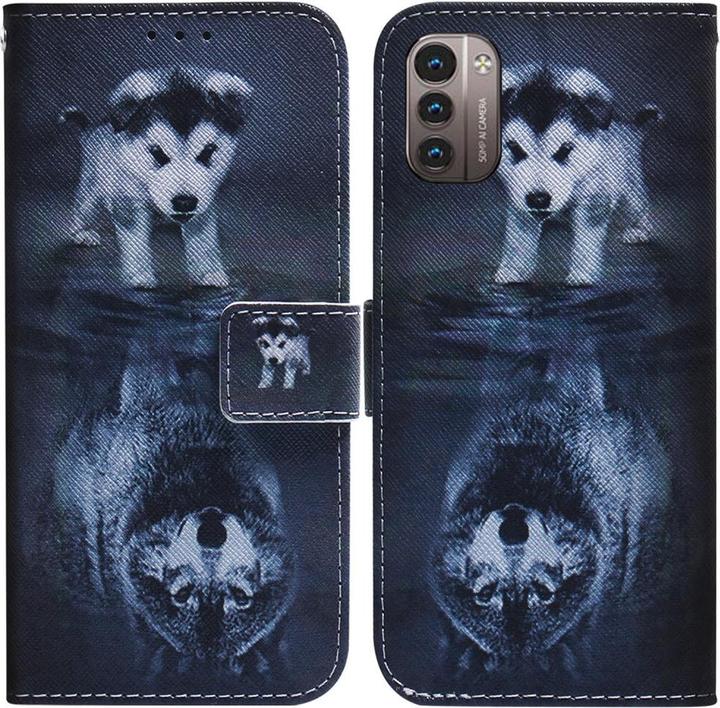 Produktbild Cover-Discount Nokia G11 / G21 - Leder Hülle Wolf (Nokia G21)