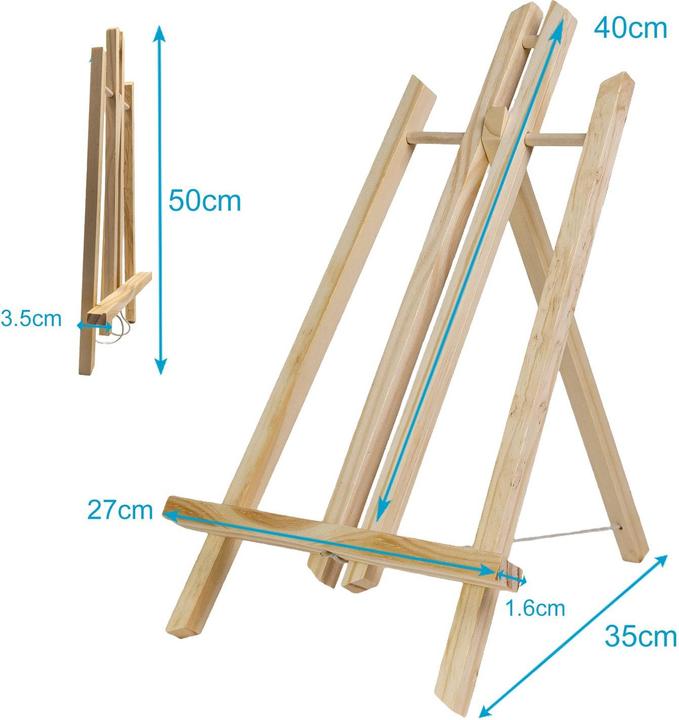 Actual product image Intirilife Table Easel Wood 27 x 50 cm