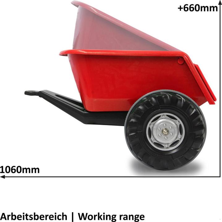 Produktbild Jamara Anhänger Trettraktor Power