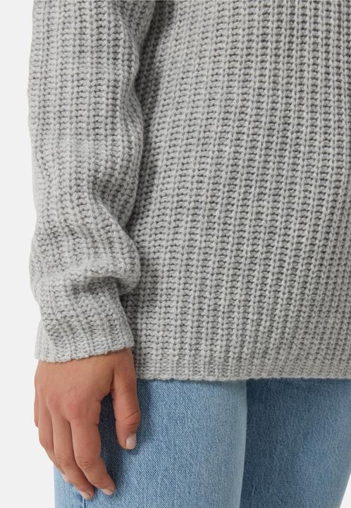 Actual product image Cash-Mere Grobgestrickter Wolle Kaschmir Rundhals Pullover (XS)