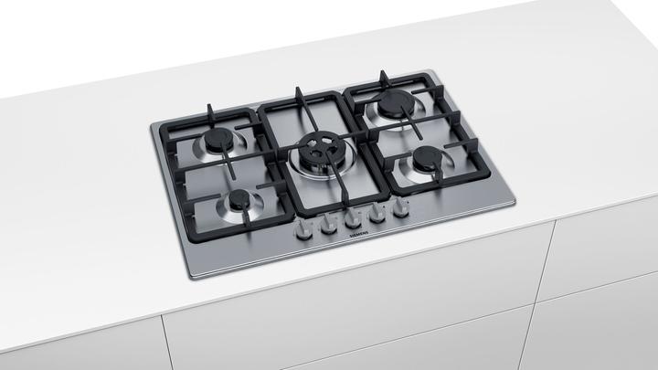 Produktbild Siemens iQ300 EG7B5QB90 Kochfeld Edelstahl Integriert Gaskochfeld 5 Zone(n)