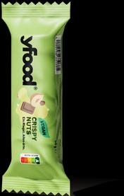 Immagine prodotto YFood Barretta proteica vegana Nocciola salata e cioccolato 60g (Nocciola salata e cioccolato, 12 pz., 720 g)