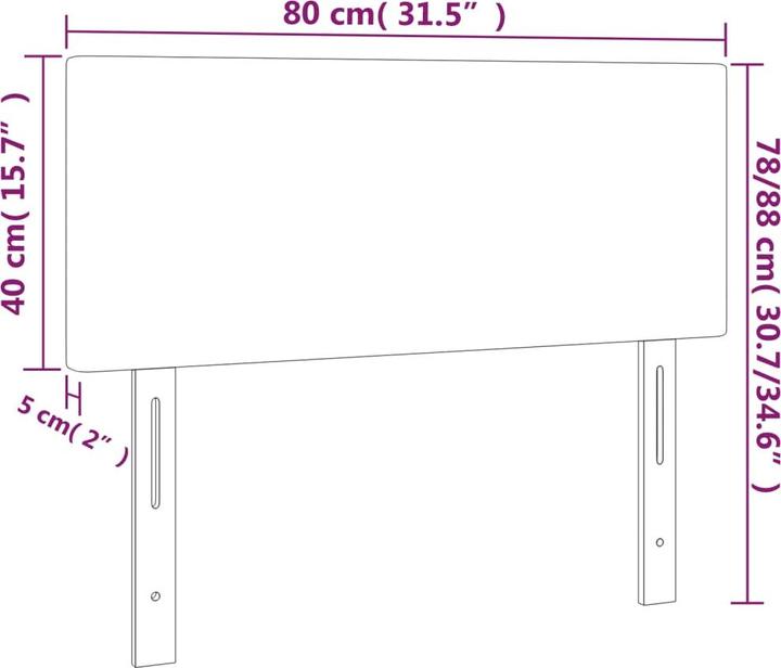 Actual product image VidaXL Conni (144 x 5 x 88 cm)