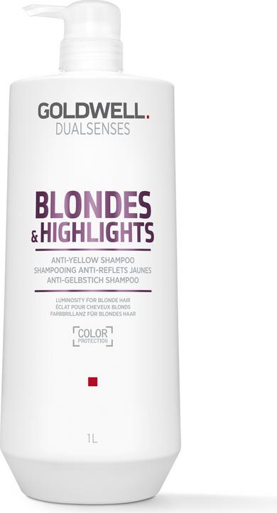 Goldwell Dualsenses Blondes & Highlights Anti-Yellow Shampoo szampon do włosów blond (1000 ml, Shampoo liquido)