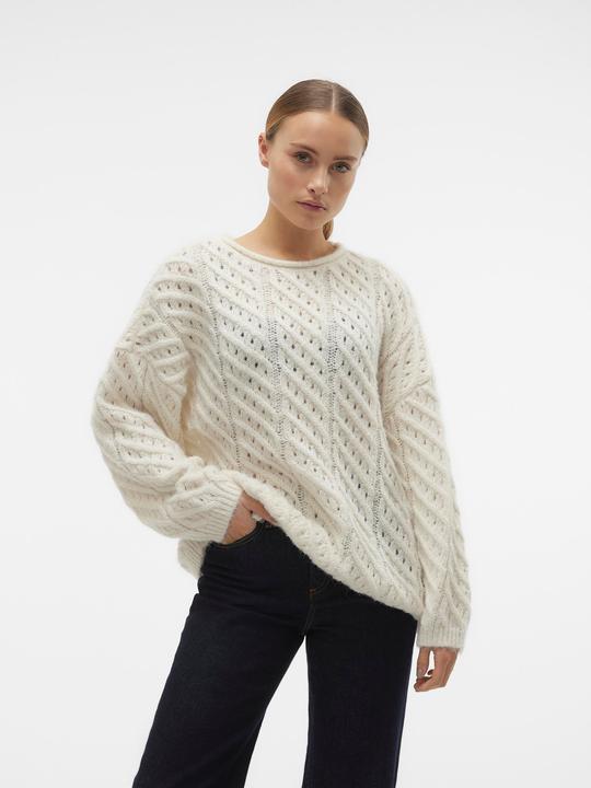 Produktbild Vero Moda Rundhals Voluminöser Armschnitt Pullover Strickpullover (S)