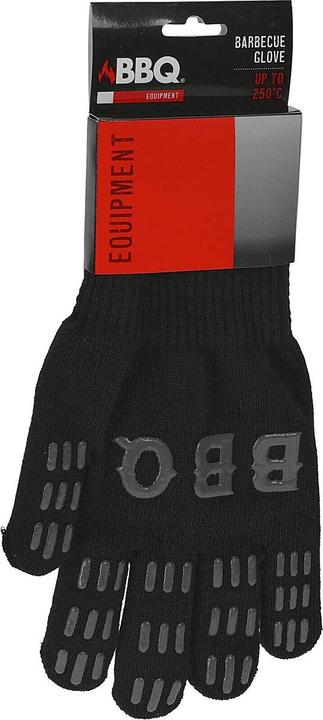 Image du produit Gant pour barbecue noir (30% coton, 70% polyester, Revêtement en silicone)