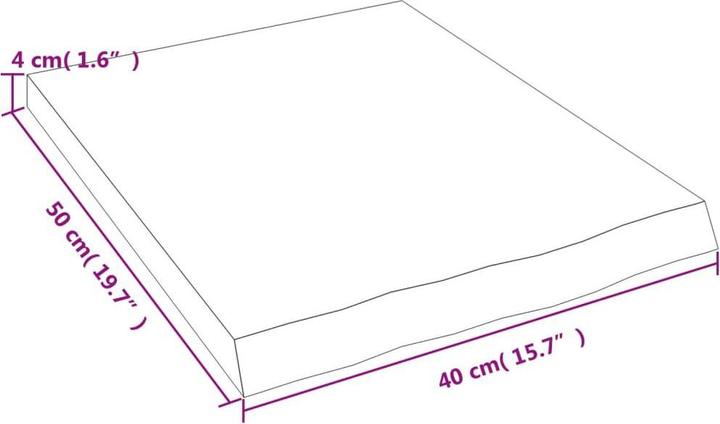 Actual product image VidaXL Lian (40 x 50 x 4 cm)