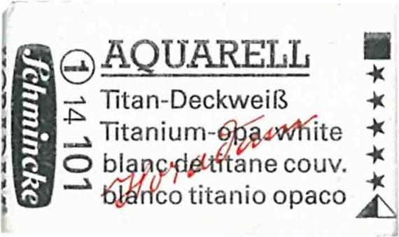 Immagine prodotto Schmincke Ciotola intera Horadam in acquerello (Titandeckweiss)