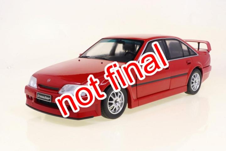 Produktbild Solido 1:18 Opel Omega 3000 24V 1990 rot