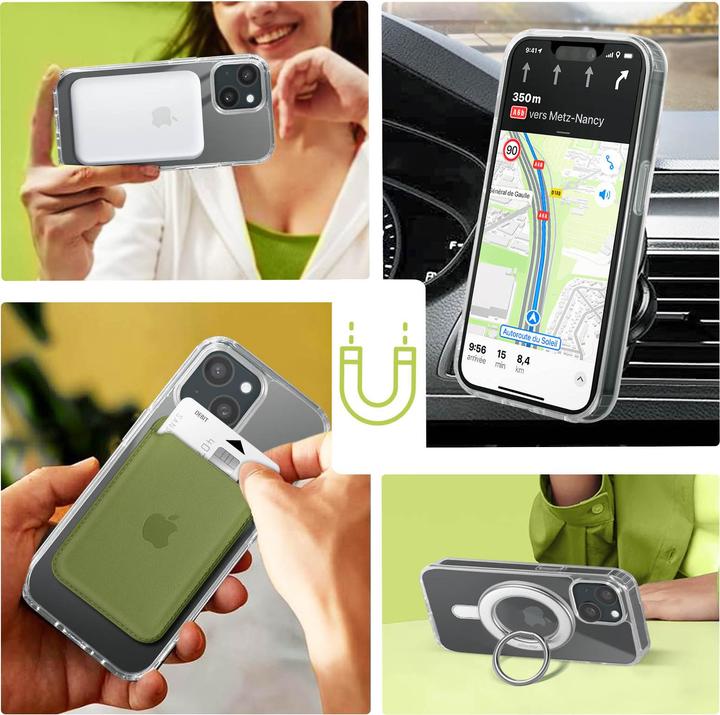 Immagine prodotto Moxie Serie di custodie Skinsafe MagSafe (Apple iPhone 15 Plus)