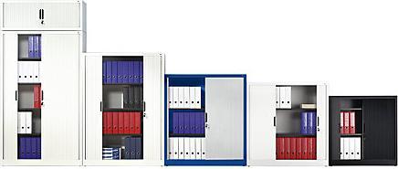 Actual product image C+P Roller shutter cabinet with horizontal blind (120 x 42 x 166 cm)