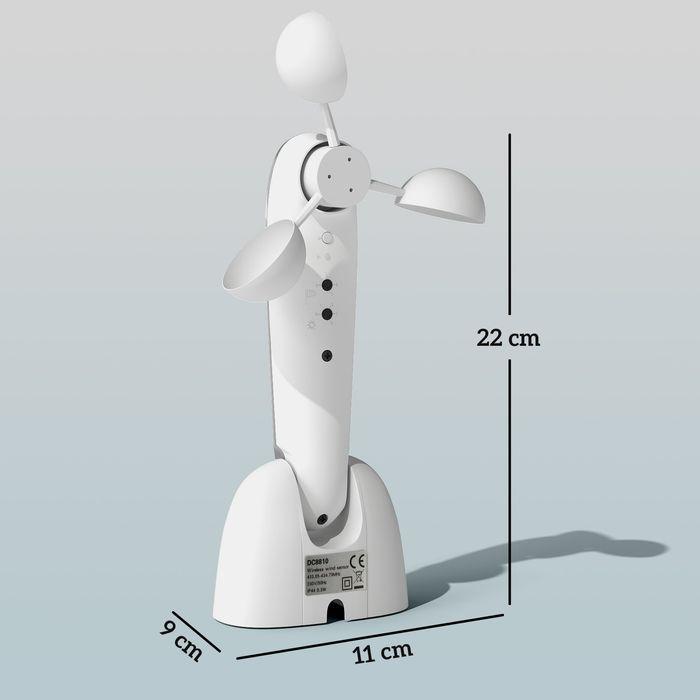 Image du produit Swisshandel24 Sonnensensor Elektrischer Windsensor Wetterstation Aussensensor Windwächter