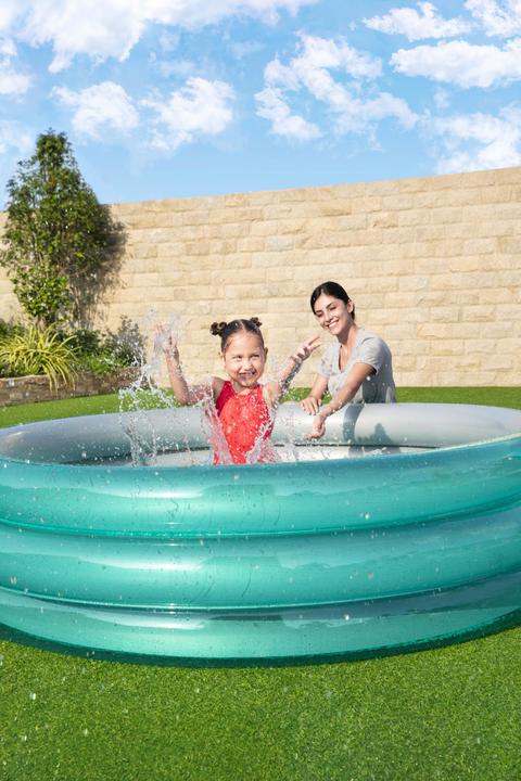 Actual product image Bestway Children Pool Round Large Metallic