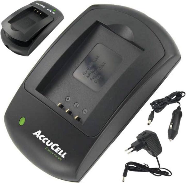 Image du produit AccuCell Chargeur rapide adapté à la batterie Sony NP-BJ1 adaptée à l'appareil photo ultra compact Sony (Chargeur)