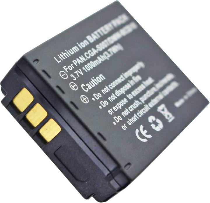 Produktbild Panasonic Akku CGA-S007,CGR-S007,DMW-BCD10 (Akku)