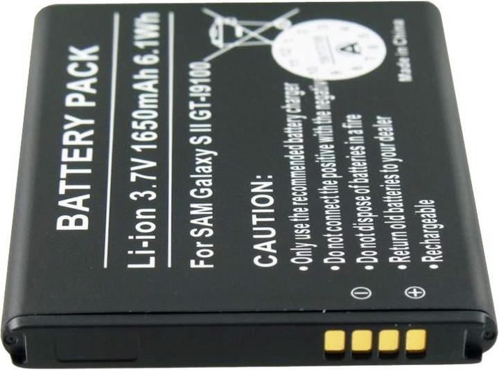 Produktbild Samsung Akku passend für Galaxy S II I9100, EB-F1A2GBU, 1650mAh Li-ion Akku