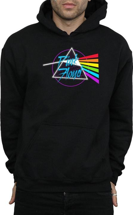 Immagine prodotto Pink Floyd Neon Darkside Felpa con Cappuccio Uomo (3XL)