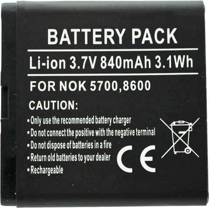 Image du produit Nokia Batterie 6500 slide, BP-5M