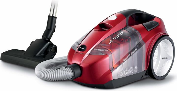 Ariete 2791 Jet Force, Aspirapolvere senza sacco, 800 W, Filtro Hepa, Capacità 2,5 L, Motore ciclonico, Ruo