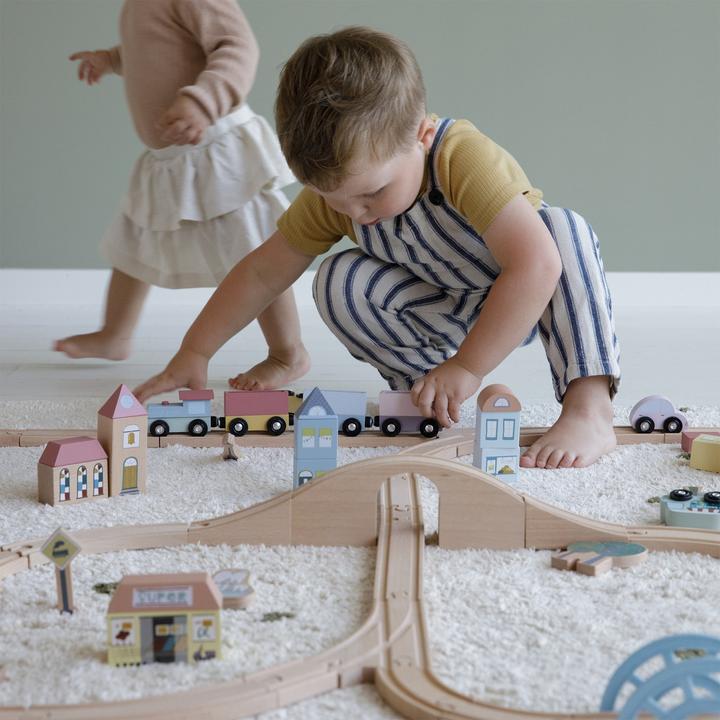 Image du produit Little Dutch Chemin de fer en bois
