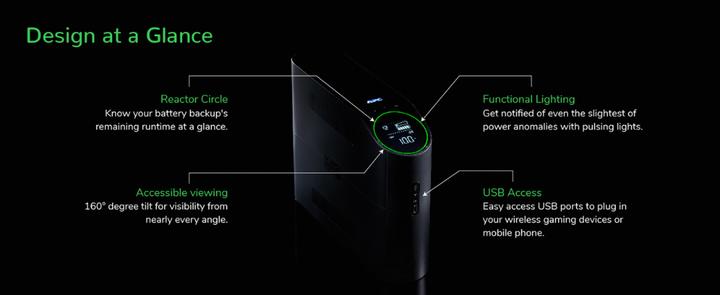 Actual product image APC Back-UPS Pro (2200 VA, 1320 W, Line-interactive UPS)