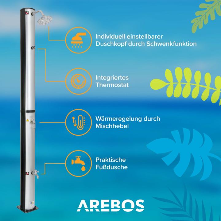 Produktbild Arebos Solardusche