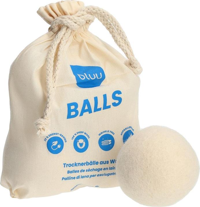 Actual product image bluu Dryer balls