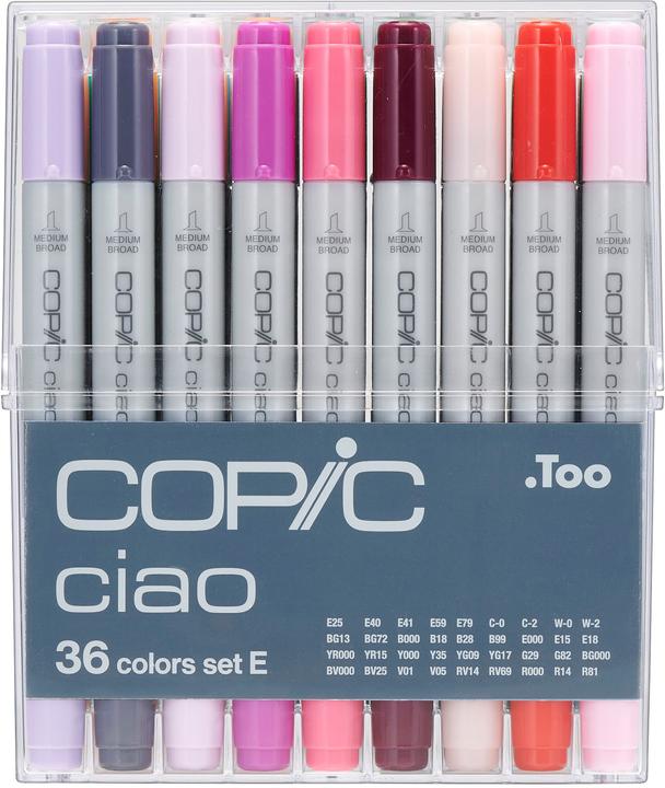 Immagine prodotto Copic Set di 36 E (Multicolore, 3 mm, 36 x)