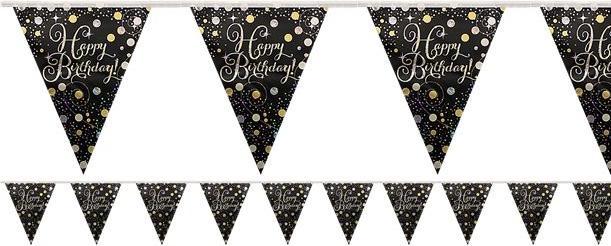 Image du produit Amscan Guirlande Celebration Gold 3.96 m, noir
