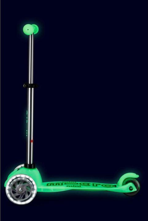 Produktbild Micro Scooter Mini Deluxe Glow LED Limettengrün