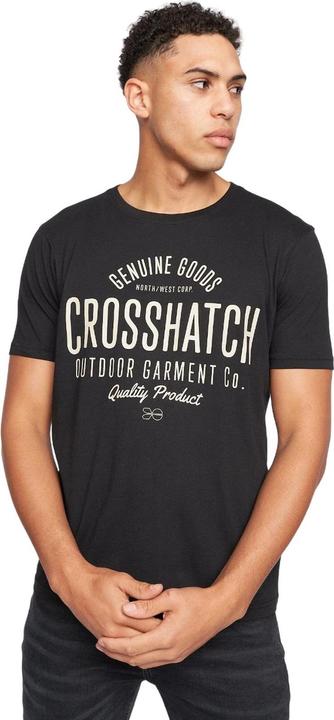 Actual product image Crosshatch Mens Luckmoore Assorted Designs T-Shirt (Pack of 5) (S)