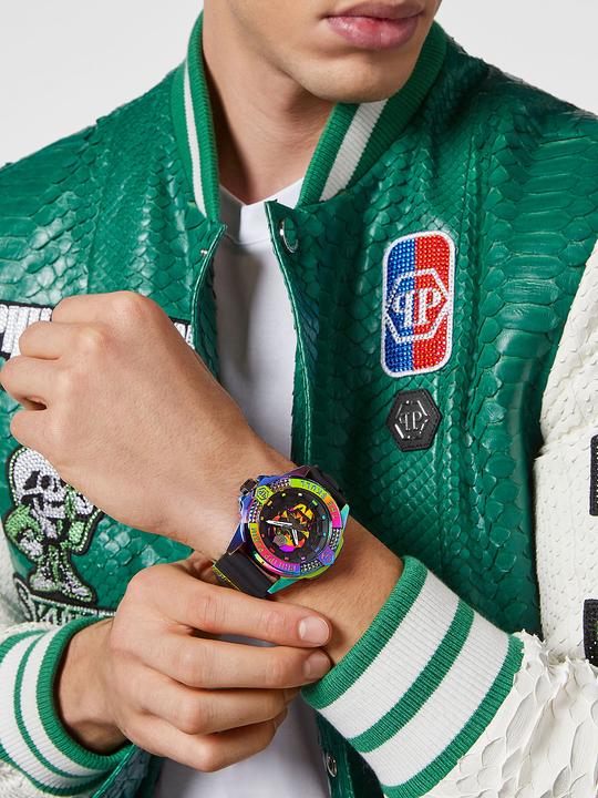 Actual product image Philipp Plein PWAAA2123 The Skull 44mm Men's Watch 44mm 5ATM (Analogue wristwatch, 44 mm)