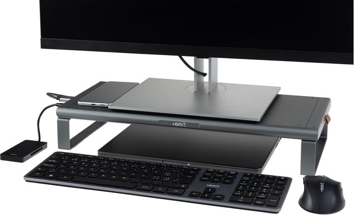 Actual product image Onit Monitorständer & Dockingstation PiuSpazio 49", 6 Ports