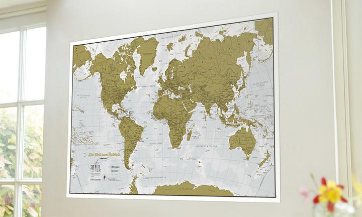 Produktbild Maps International Die Welt zum Rubbeln. Scratch Map Deutsch