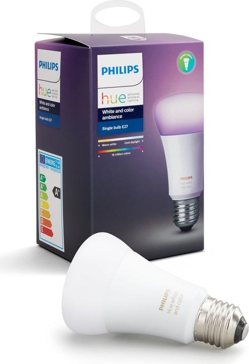 Immagine prodotto Philips Estensione Hue White & Color Ambiance (E27, 10 W, 806 lm, 1 x, F)