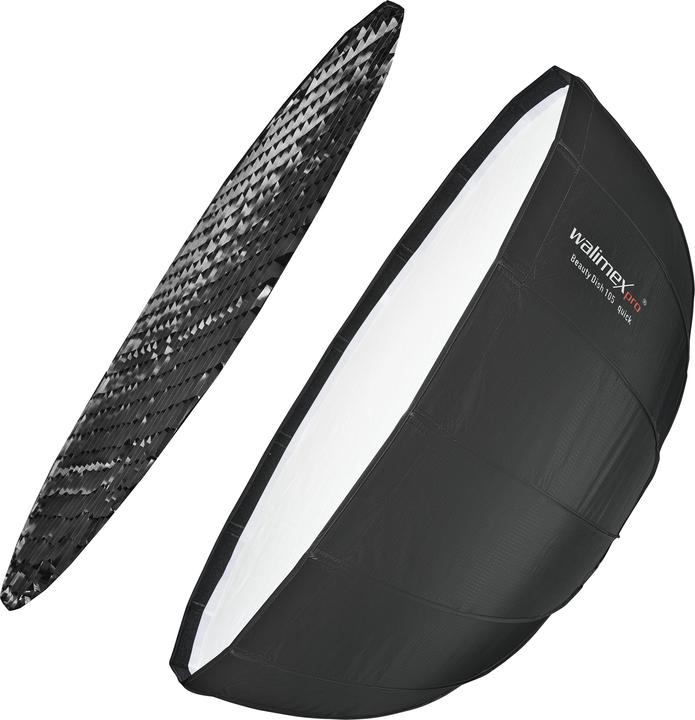 Image du produit Walimex pro pro Studio Line Beauty Dish QA105 + adaptateur pour boîte à lumière Aurora/Bowens (Beauty Dish, 105 cm)