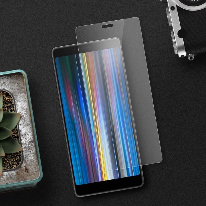 Actual product image Avizar Crystal clear film, glass screen protector (1 Piece, Sony Xperia L3)