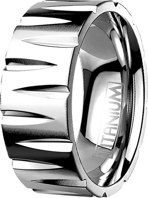 Produktbild Star Piercing Ring silber Geschnitzt (ohne Messing, Titanium)