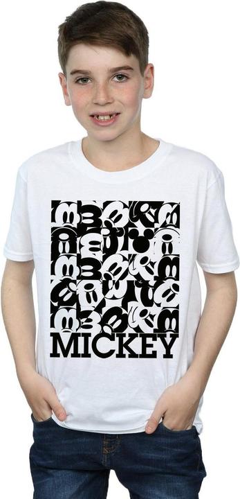 Actual product image Disney Boys Mickey Mouse Grid T-Shirt (152, 158)