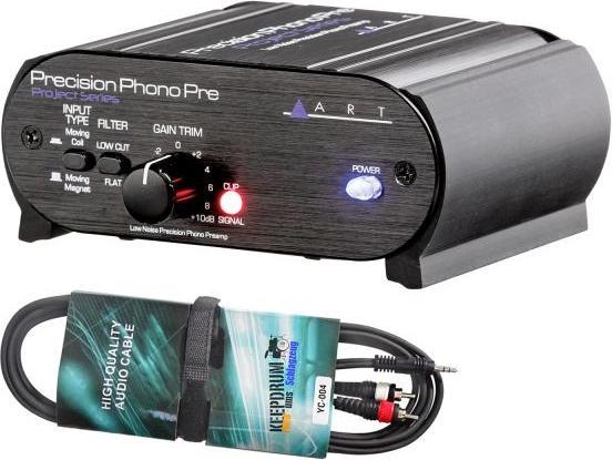ART Audio ART Precision Phono Vorverstärker mit Audiokabel