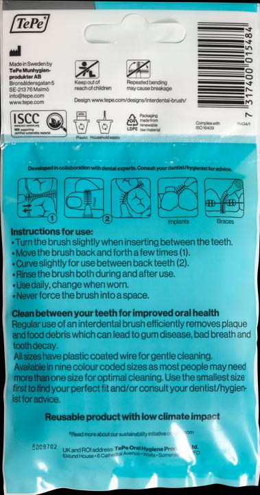 Produktbild TePe Interdentalbürsten Original ISO 7 (8 x, 1.30 mm)