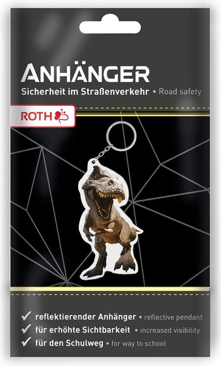 Actual product image Roth Reflective Pendant Tyrannosaurus